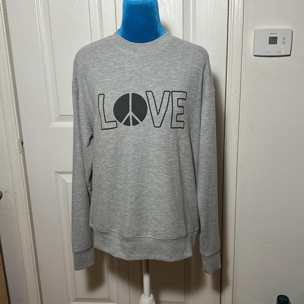 NWOT Spiritual Gangster LOVE Super Soft Crew Sweatshirt Small - Picture 2 of 7
